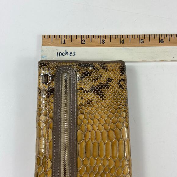 Brighton Brown Python Faux Leather Women's Wallet / Organizer - Picture 11 of 16
